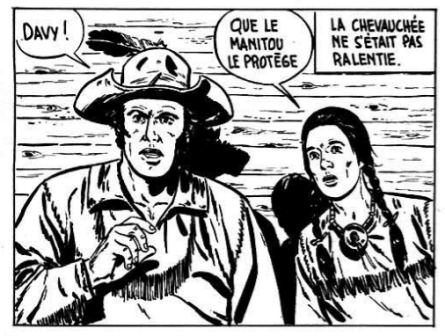 Coeur d'Alène et Pied-Gris, in Davy Crockett - Pif #221