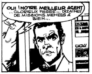 Sean Connery en 007 dans les Aristocrates, in Pif #337